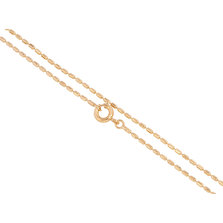 Цепочка Xuping Позолота 18K Плетение Перлина длина 49см х 1мм фото №1 Цепочка Xuping Позолота 18K Плетение Перлина длина 49см х 1мм фото №1