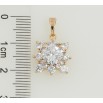 Кулон Xuping Позолота 18K Кришталева зірка для ланцюжка до 5мм фото №2