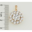 Кулон Xuping Позолота 18K Інкрустація цирконієм для ланцюжка до 5мм фото №2 Кулон Xuping Позолота 18K Інкрустація цирконієм для ланцюжка до 5мм фото №2