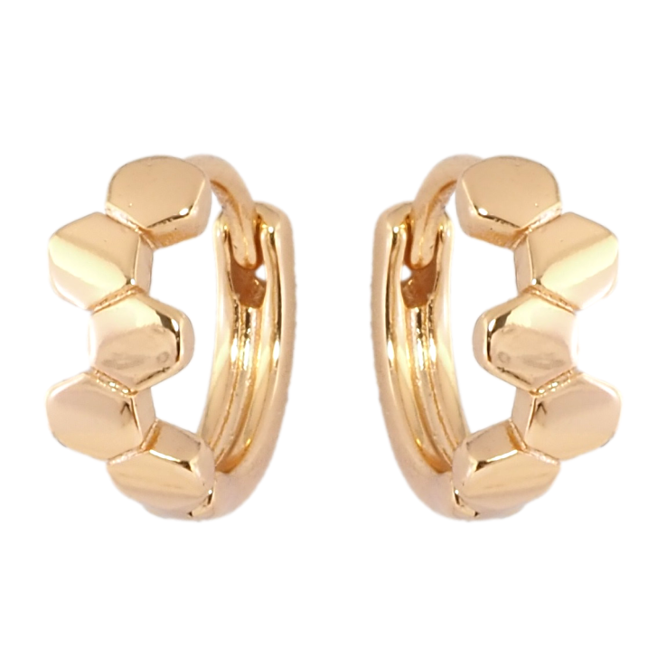 Серьги Xuping Позолота 18K колечки Декоративный узор фото №16 Серьги Xuping Позолота 18K колечки Декоративный узор фото №16