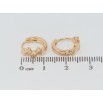 Серьги Xuping Позолота 18K колечки Декоративный узор фото №2 Серьги Xuping Позолота 18K колечки Декоративный узор фото №2