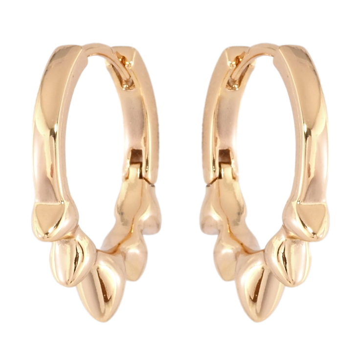 Серьги Xuping Позолота 18K колечки Декоративный узор фото №18 Серьги Xuping Позолота 18K колечки Декоративный узор фото №18