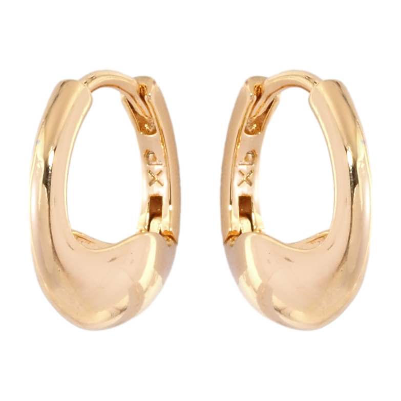 Сережки Xuping Позолота 18K колечка Декоративний візерунок фото №1 Сережки Xuping Позолота 18K колечка Декоративний візерунок фото №1