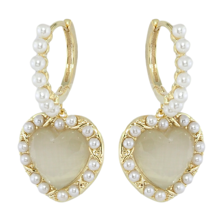 Серьги Xuping JEAN GOUJON Позолота 14K подвески на колечках Сердечки фото №20 Серьги Xuping JEAN GOUJON Позолота 14K подвески на колечках Сердечки фото №20