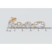 Серьги Xuping Позолота 18K пусеты Кристальные подвески фото №2 Серьги Xuping Позолота 18K пусеты Кристальные подвески фото №2