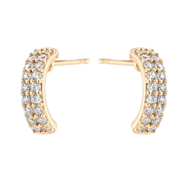 Серьги Xuping Позолота 18K пусеты Инкрустация цирконием фото №19 Серьги Xuping Позолота 18K пусеты Инкрустация цирконием фото №19