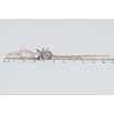 Серьги Xuping цвет 18K с кристаллами Swarovski французский замок Подвески с кристаллами Provence Lavender фото №2 Серьги Xuping цвет 18K с кристаллами Swarovski французский замок Подвески с кристаллами Provence Lavender фото №2