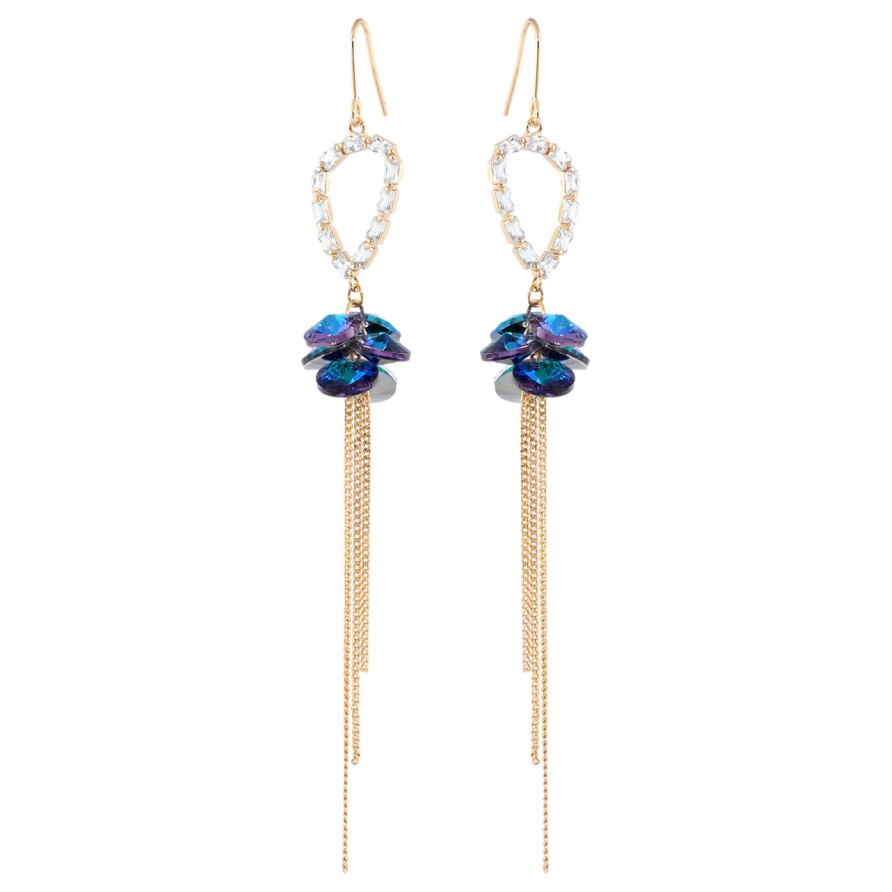 Серьги Xuping цвет 18K с кристаллами Swarovski французский замок Подвески с кристаллами Capri Blue фото №1 Серьги Xuping цвет 18K с кристаллами Swarovski французский замок Подвески с кристаллами Capri Blue фото №1