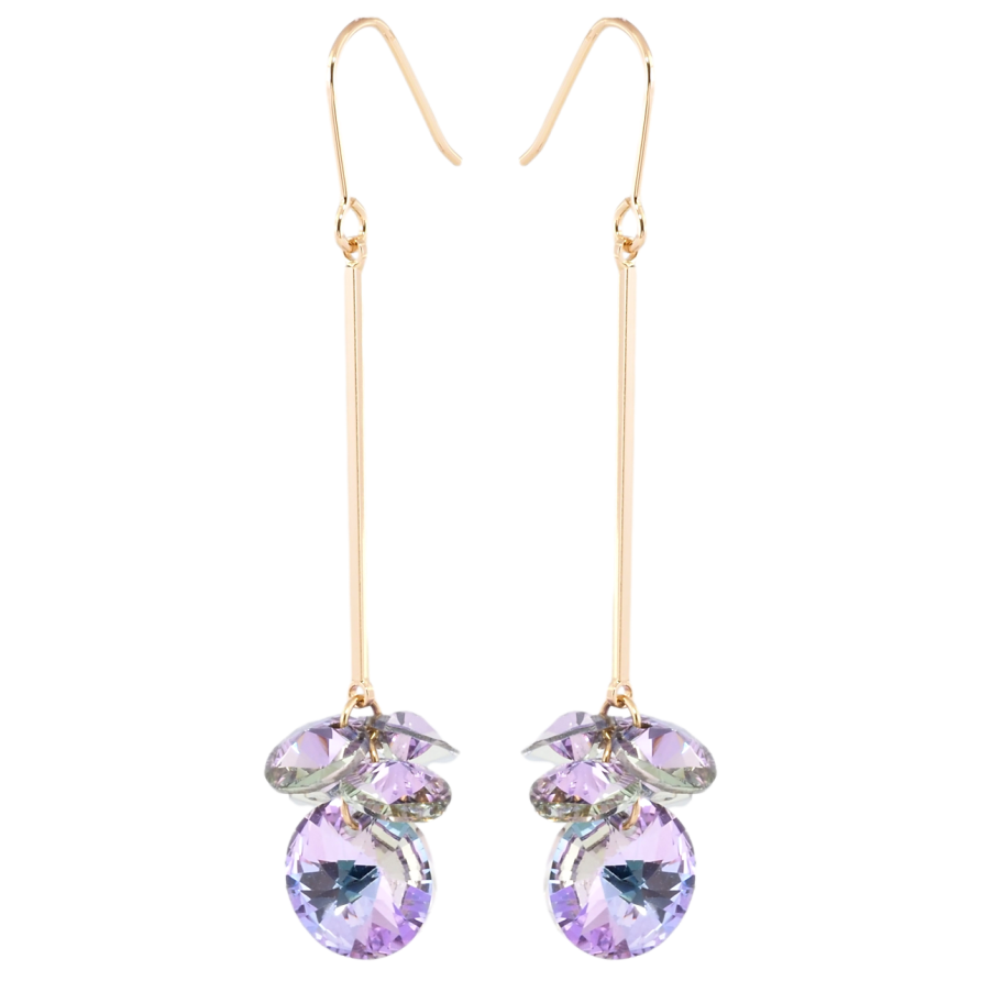 Серьги Xuping цвет 18K с кристаллами Swarovski французский замок Подвески с кристаллами Paradise Shine фото №1 Серьги Xuping цвет 18K с кристаллами Swarovski французский замок Подвески с кристаллами Paradise Shine фото №1