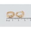 Серьги Xuping Позолота 18K колечки Фигурные фото №2 Серьги Xuping Позолота 18K колечки Фигурные фото №2