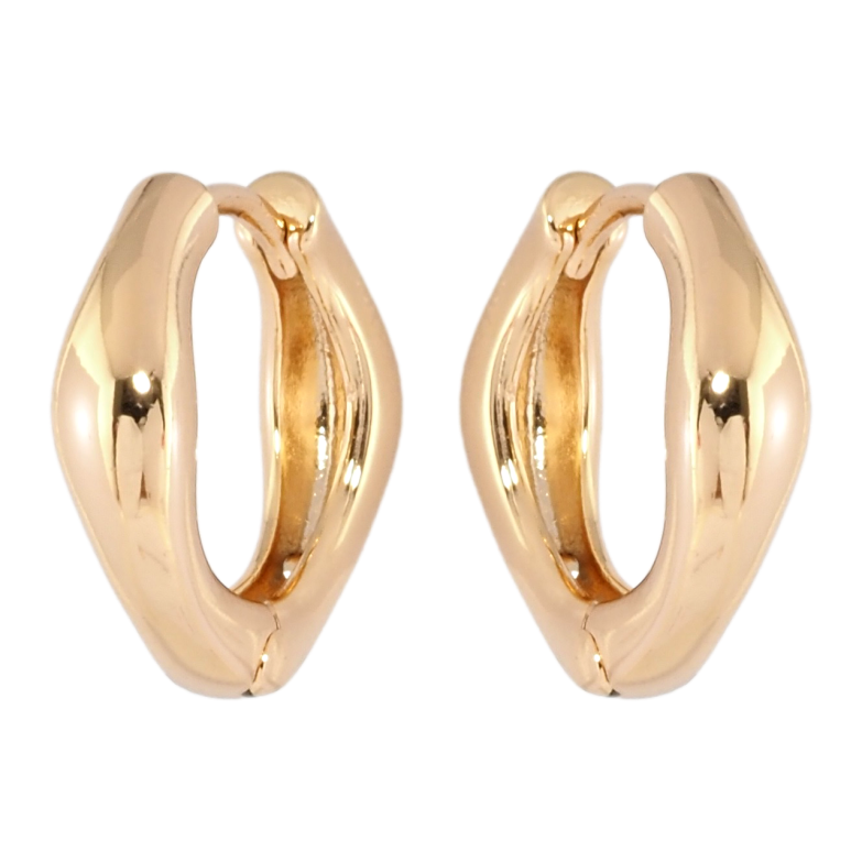 Серьги Xuping Позолота 18K колечки Фигурные фото №1 Серьги Xuping Позолота 18K колечки Фигурные фото №1