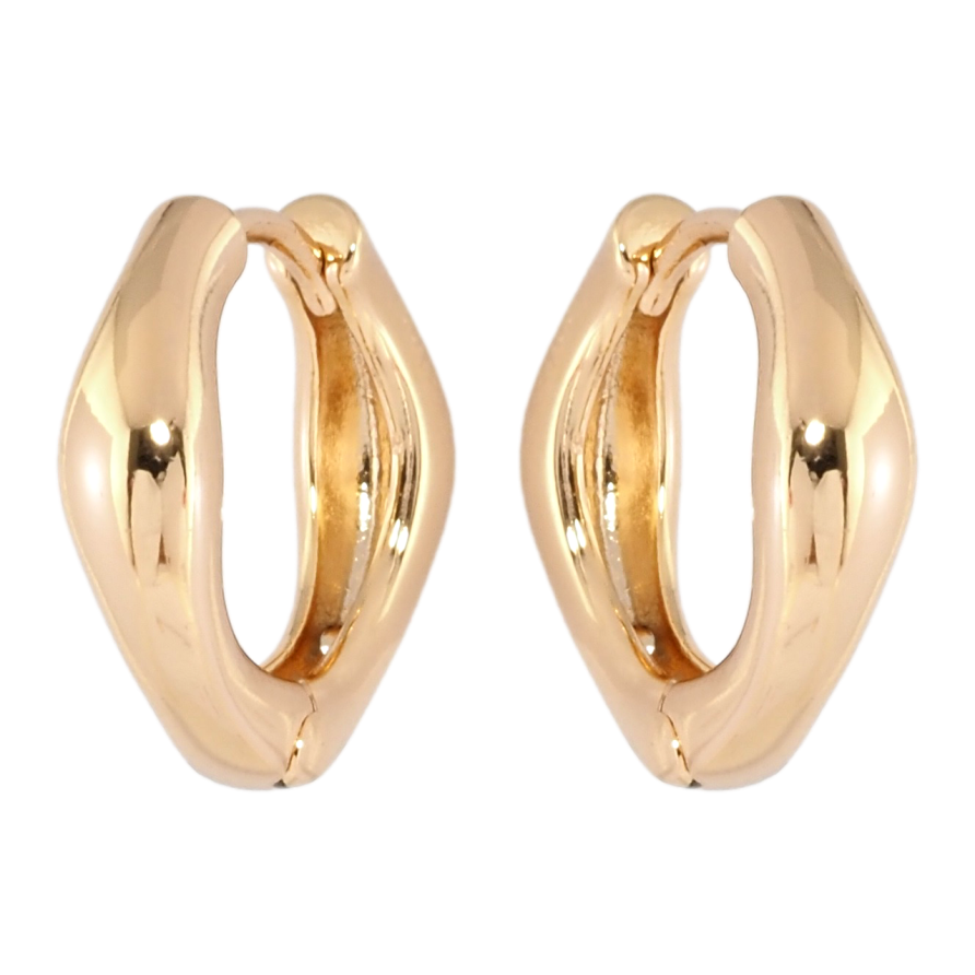 Серьги Xuping Позолота 18K колечки Фигурные фото №1 Серьги Xuping Позолота 18K колечки Фигурные фото №1