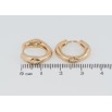 Серьги Xuping Позолота 18K колечки Фигурные фото №2 Серьги Xuping Позолота 18K колечки Фигурные фото №2