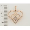 Кулон Xuping Позолота 18K Сердце с инкрустацией цирконием для цепочки до 5мм фото №2 Кулон Xuping Позолота 18K Сердце с инкрустацией цирконием для цепочки до 5мм фото №2