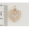 Кулон Xuping Позолота 18K Сердечко з інкрустацією цирконієм для ланцюжка до 4мм фото №2 Кулон Xuping Позолота 18K Сердечко з інкрустацією цирконієм для ланцюжка до 4мм фото №2
