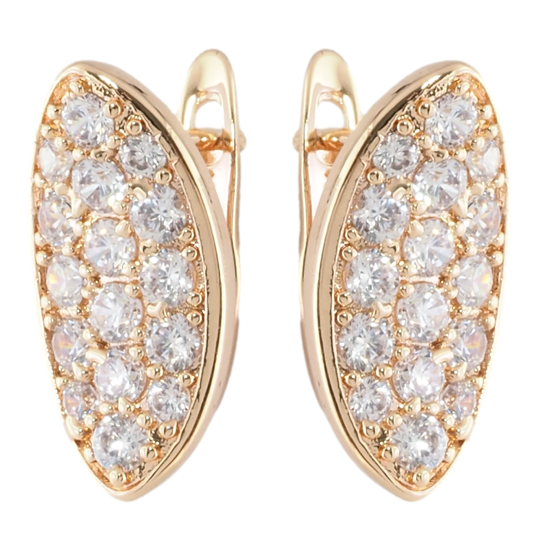 Сережки Xuping M&L Колір 18K англійський замок Інкрустація цирконієм фото №19 Сережки Xuping M&L Колір 18K англійський замок Інкрустація цирконієм фото №19