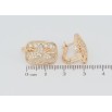 Серьги Xuping M&L Цвет 18K английский замок Цветочный узор с инкрустацией цирконием фото №2 Серьги Xuping M&L Цвет 18K английский замок Цветочный узор с инкрустацией цирконием фото №2
