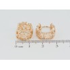 Сережки Xuping M&L Колір 18K колечка Сердечки фото №2