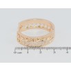 Серьги Xuping M&L Цвет 18K колечки Декоративный резной орнамент фото №2 Серьги Xuping M&L Цвет 18K колечки Декоративный резной орнамент фото №2