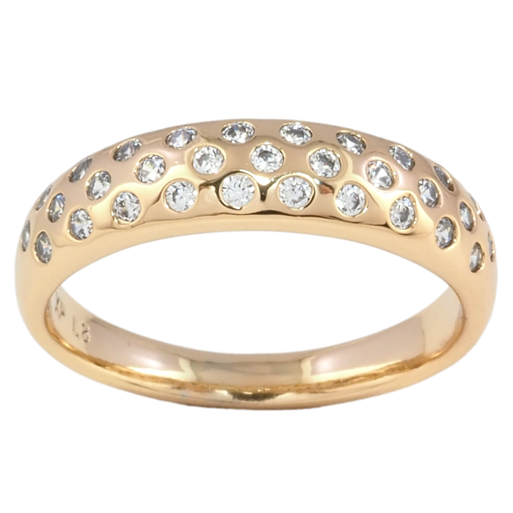 Каблучка Xuping Позолота 18K Інкрустація цирконієм фото №7 Каблучка Xuping Позолота 18K Інкрустація цирконієм фото №7