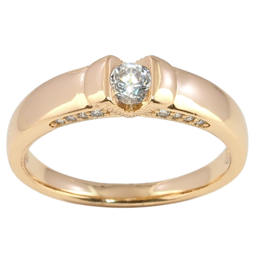 Каблучка Xuping Позолота 18K Вставка фіаніт фото №1 Каблучка Xuping Позолота 18K Вставка фіаніт фото №1
