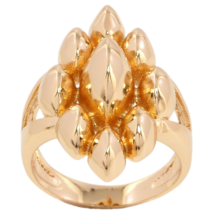 Каблучка Xuping Позолота 18K Декоративний візерунок фото №22 Каблучка Xuping Позолота 18K Декоративний візерунок фото №22