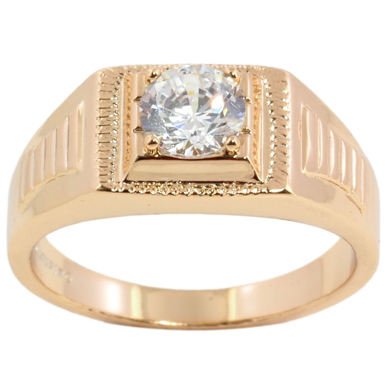 Перстень Xuping Позолота 18K Вставка фианит фото №1 Перстень Xuping Позолота 18K Вставка фианит фото №1