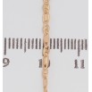 Ланцюжок Xuping Позолота 18K Плетіння Морський ланцюг перекручений довжина з доп.ланцюжком 44-49см х 2мм фото №2 Ланцюжок Xuping Позолота 18K Плетіння Морський ланцюг перекручений довжина з доп.ланцюжком 44-49см х 2мм фото №2