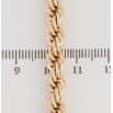 Ланцюжок Xuping Позолота 18K Плетіння Мотузка довжина 50см х 6мм фото №2 Ланцюжок Xuping Позолота 18K Плетіння Мотузка довжина 50см х 6мм фото №2