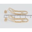 Серьги Xuping Позолота 18K пусеты Ассиметричные подвески булавки фото №2 Серьги Xuping Позолота 18K пусеты Ассиметричные подвески булавки фото №2