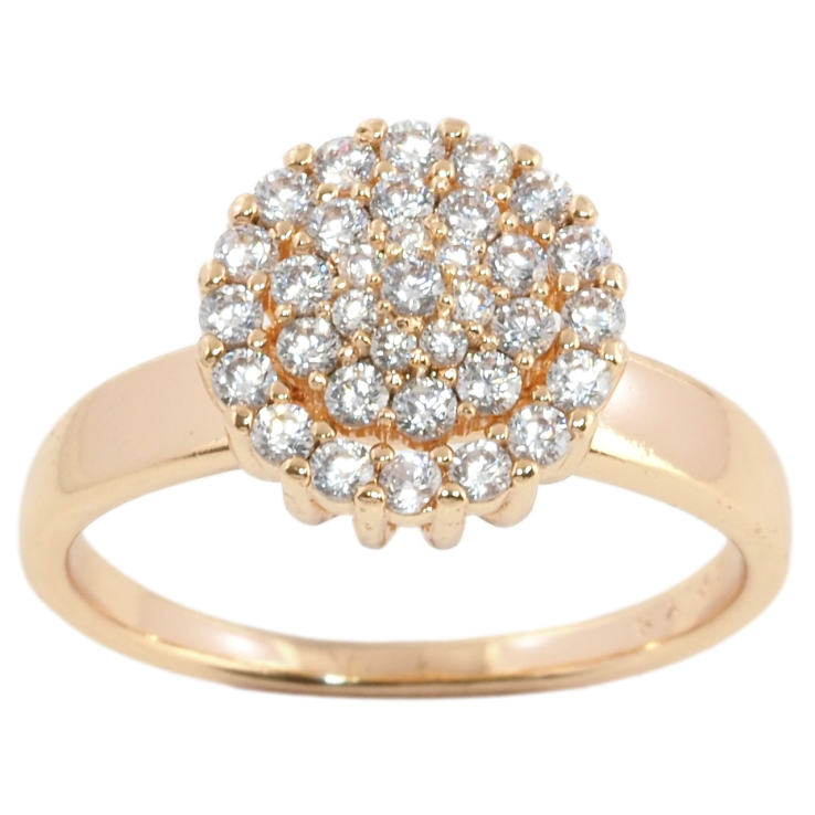 Кольцо Xuping M&L Цвет 18К Инкрустация цирконием фото №2 Кольцо Xuping M&L Цвет 18К Инкрустация цирконием фото №2