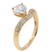 Каблучка Xuping Позолота 18K Кришталеве сердечко» фото №2 Каблучка Xuping Позолота 18K Кришталеве сердечко» фото №2
