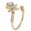 Кольцо Xuping Позолота 18K Цветочный узор с инкрустацией цирконием фото №2 Кольцо Xuping Позолота 18K Цветочный узор с инкрустацией цирконием фото №2