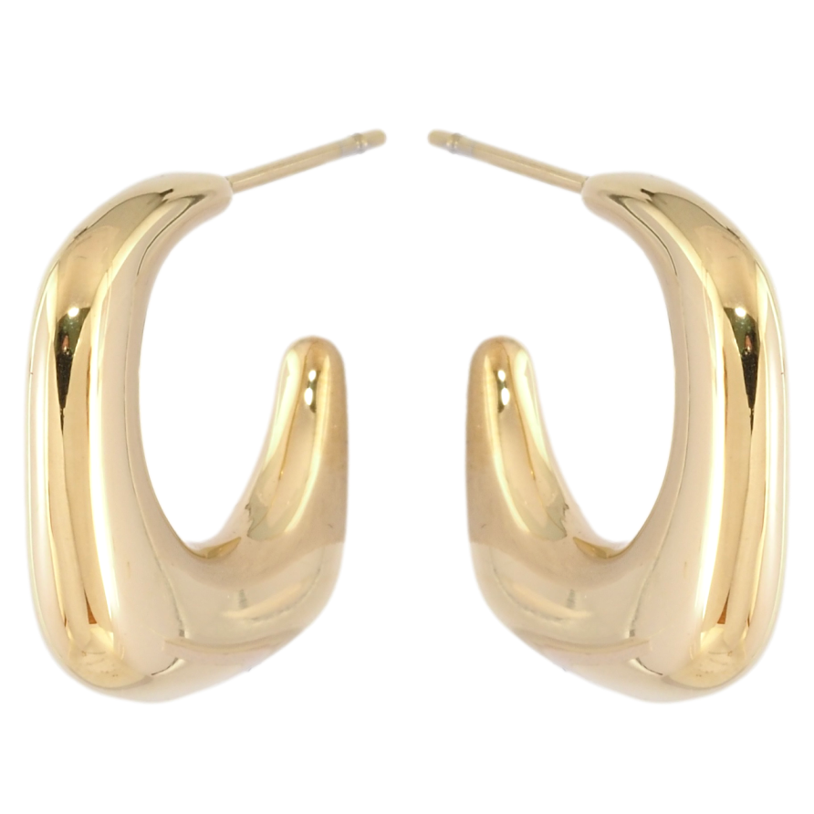 Серьги Xuping TTM Stainless Steel цвет 14K пусеты Декоративные дуги фото №1 Серьги Xuping TTM Stainless Steel цвет 14K пусеты Декоративные дуги фото №1