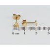 Серьги Xuping TTM Stainless Steel цвет 14K пусеты Ассиметричные сердечки фото №2 Серьги Xuping TTM Stainless Steel цвет 14K пусеты Ассиметричные сердечки фото №2