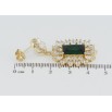 Серьги Xuping JEAN GOUJON Позолота 14K пусеты Изысканные подвески с инкрустацией цирконием и зеленым фианитом фото №2 Серьги Xuping JEAN GOUJON Позолота 14K пусеты Изысканные подвески с инкрустацией цирконием и зеленым фианитом фото №2