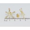 Сережки Xuping JEAN GOUJON Позолота 14K пусети «Декоративні» фото №2