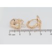 Серьги Xuping Позолота 18K колечки Черепа фото №2 Серьги Xuping Позолота 18K колечки Черепа фото №2