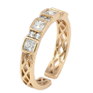 Каблучка Xuping Позолота 18K Доріжка цирконію фото №2 Каблучка Xuping Позолота 18K Доріжка цирконію фото №2