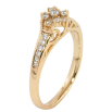 Каблучка Xuping Позолота 18K Кришталева квіточка фото №2 Каблучка Xuping Позолота 18K Кришталева квіточка фото №2