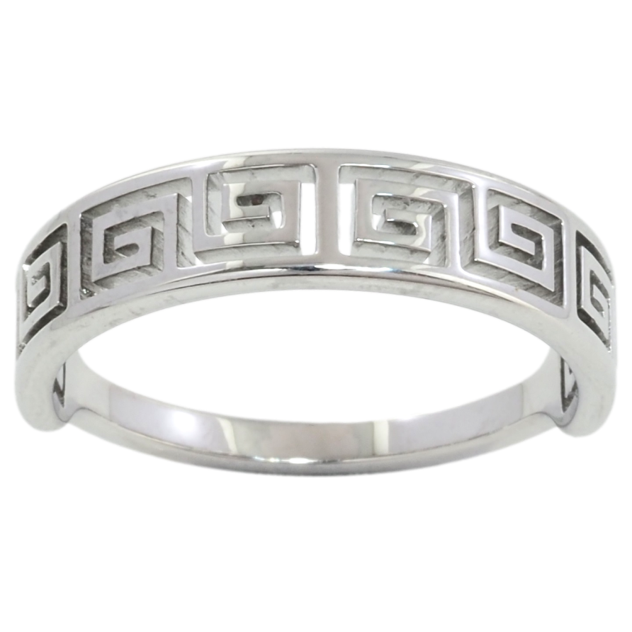 Кольцо Xuping TTM Stainless Steel Цвет Родий Греческий орнамент фото №1 Кольцо Xuping TTM Stainless Steel Цвет Родий Греческий орнамент фото №1