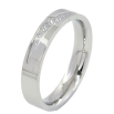 Каблучка Xuping TTM Stainless Steel Колір Родій Візерунок з цирконієм, шир.4мм фото №2 Каблучка Xuping TTM Stainless Steel Колір Родій Візерунок з цирконієм, шир.4мм фото №2