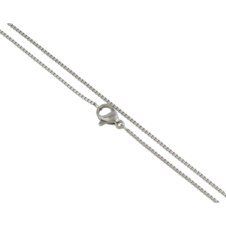 Цепочка Xuping ТТМ Stainless Steel цвет Родий Плетение Венецианское длина 50см х 1мм фото №8