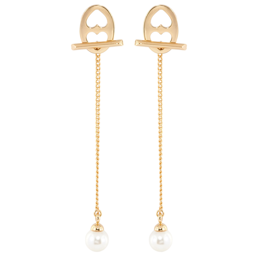 Серьги Xuping Позолота 18K пусеты Декоративные подвески с жемчужинами фото №1 Серьги Xuping Позолота 18K пусеты Декоративные подвески с жемчужинами фото №1