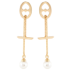 Серьги Xuping Позолота 18K пусеты Декоративные подвески с жемчужинами фото №3 Серьги Xuping Позолота 18K пусеты Декоративные подвески с жемчужинами фото №3