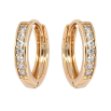 Серьги Xuping Позолота 18K подвески на колечках Ассиметричные слоники с цирконием 2 в 1 фото №3 Серьги Xuping Позолота 18K подвески на колечках Ассиметричные слоники с цирконием 2 в 1 фото №3