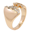 Кольцо Xuping Позолота 18K Декоративный узор с цирконием фото №2 Кольцо Xuping Позолота 18K Декоративный узор с цирконием фото №2