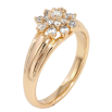 Каблучка Xuping Позолота 18K Кришталева зірочка фото №2 Каблучка Xuping Позолота 18K Кришталева зірочка фото №2