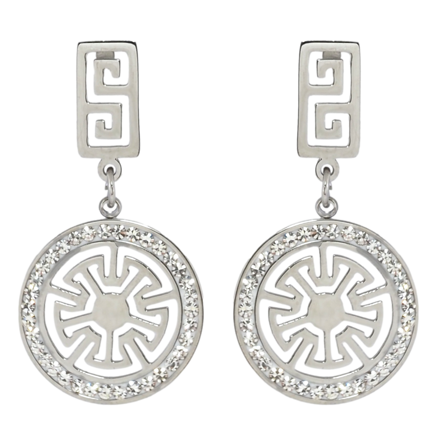 Серьги Xuping TTM Stainless Steel цвет Родий пусеты Декоративные подвески с цирконием фото №1 Серьги Xuping TTM Stainless Steel цвет Родий пусеты Декоративные подвески с цирконием фото №1