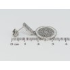 Серьги Xuping TTM Stainless Steel цвет Родий пусеты Декоративные подвески с цирконием фото №2 Серьги Xuping TTM Stainless Steel цвет Родий пусеты Декоративные подвески с цирконием фото №2